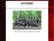 Tablet Screenshot of hutaree.com